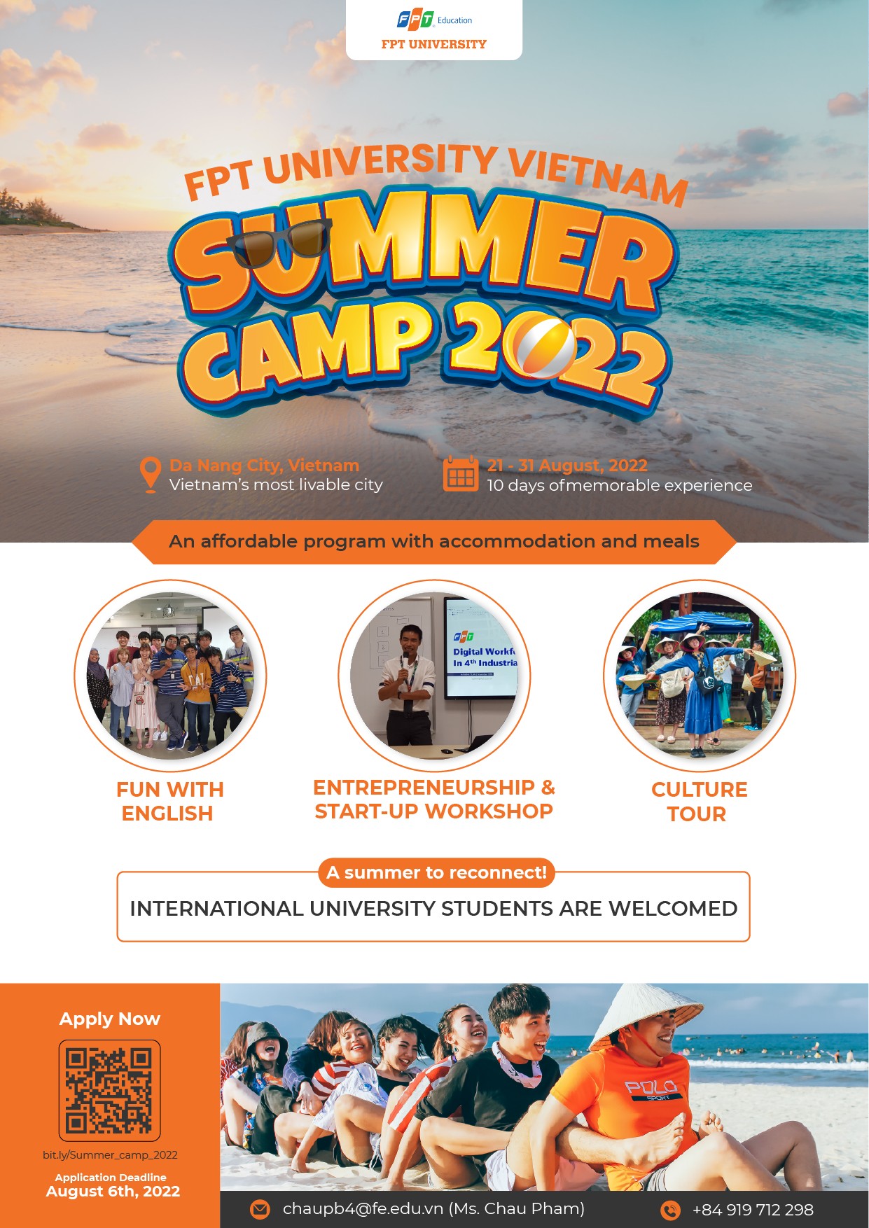 FPT’s International Summer Camp A Perfect Experience for Students to